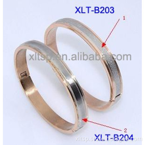 XLT-B204 2014 wholesale jewelry fashion bracelet stainless steel bracelet bangle gold bangles bracelets